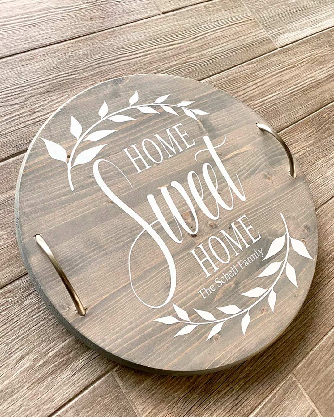 bridal shower gifts family tray wood