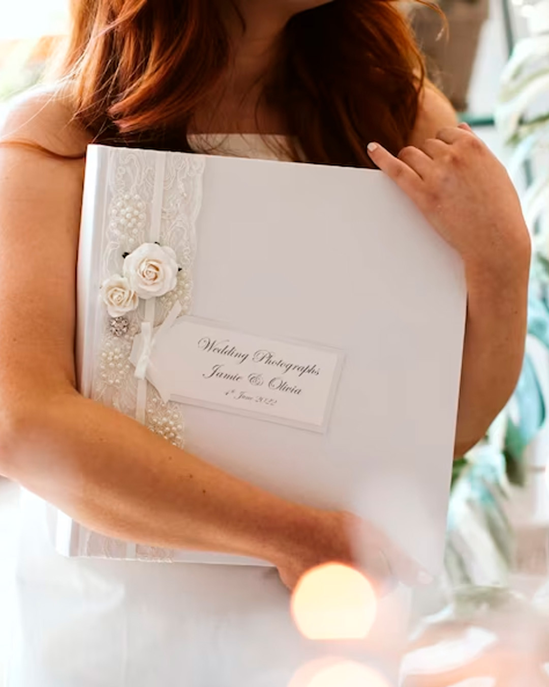 bridal shower gifts lace guest book