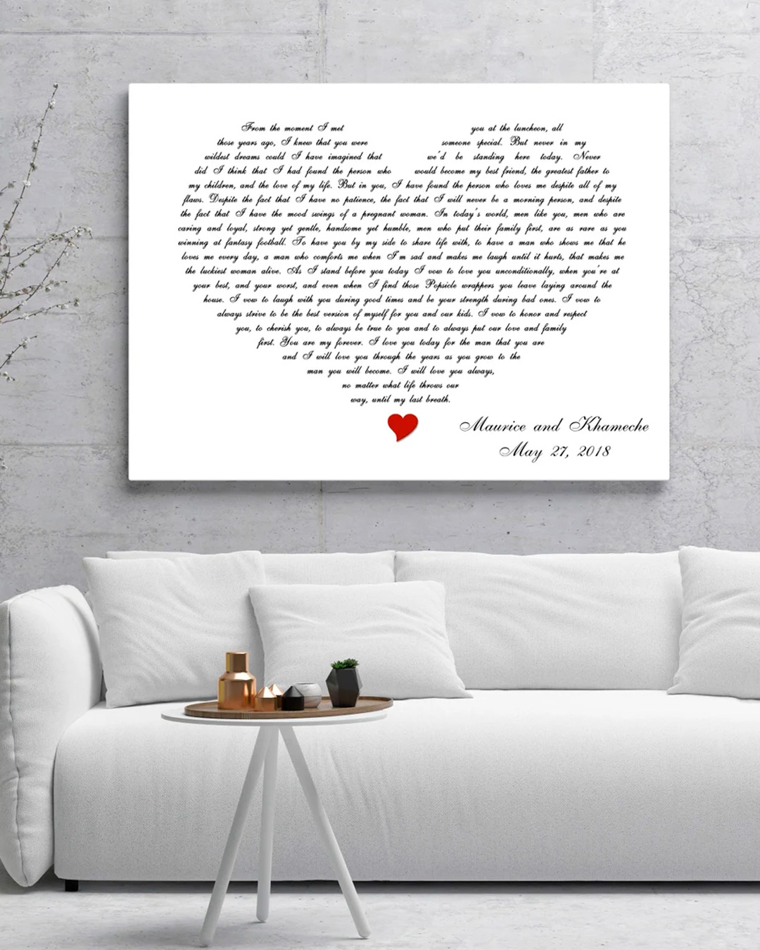 bridal shower gifts love poem