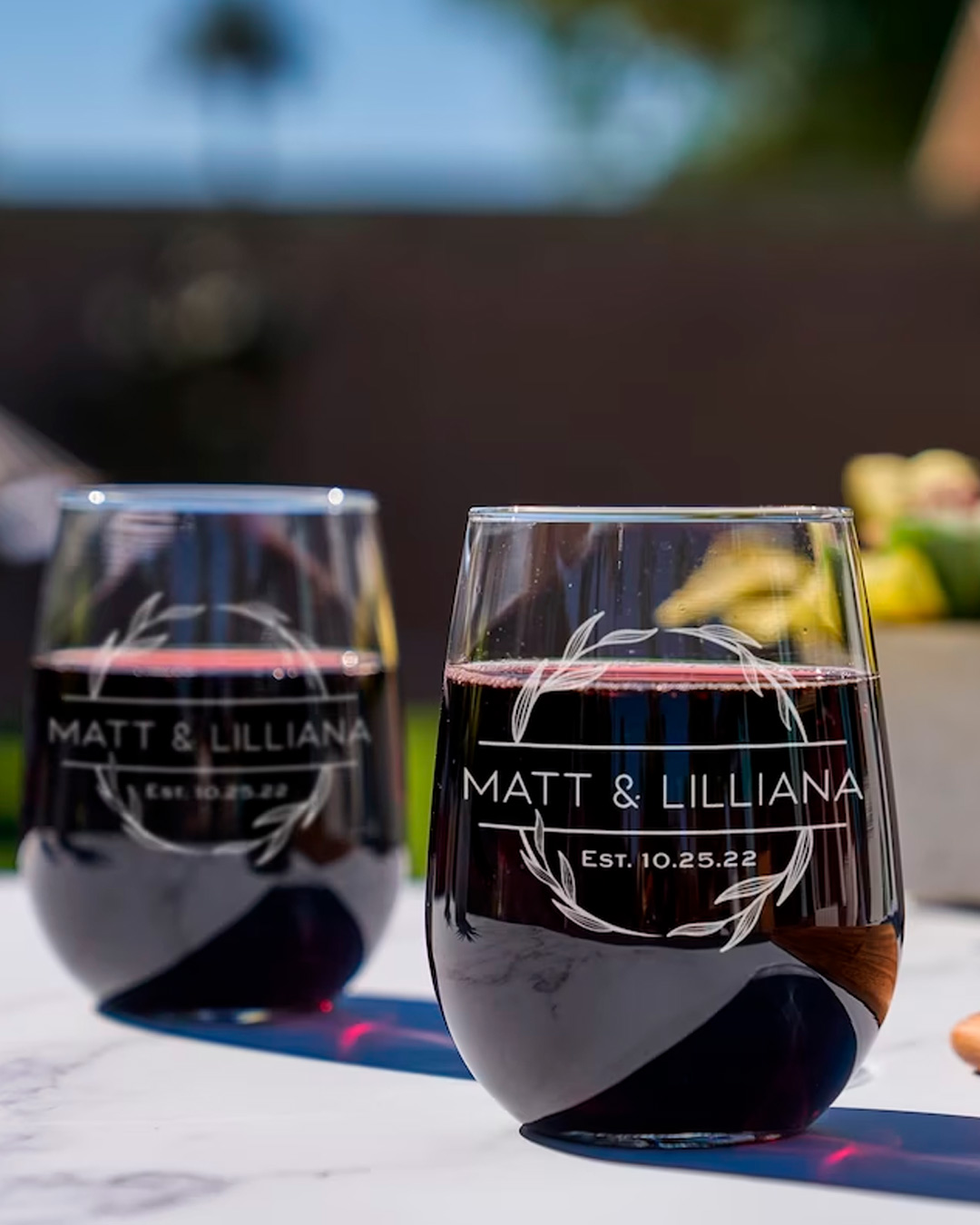 bridal shower gifts matching glassware eatsy