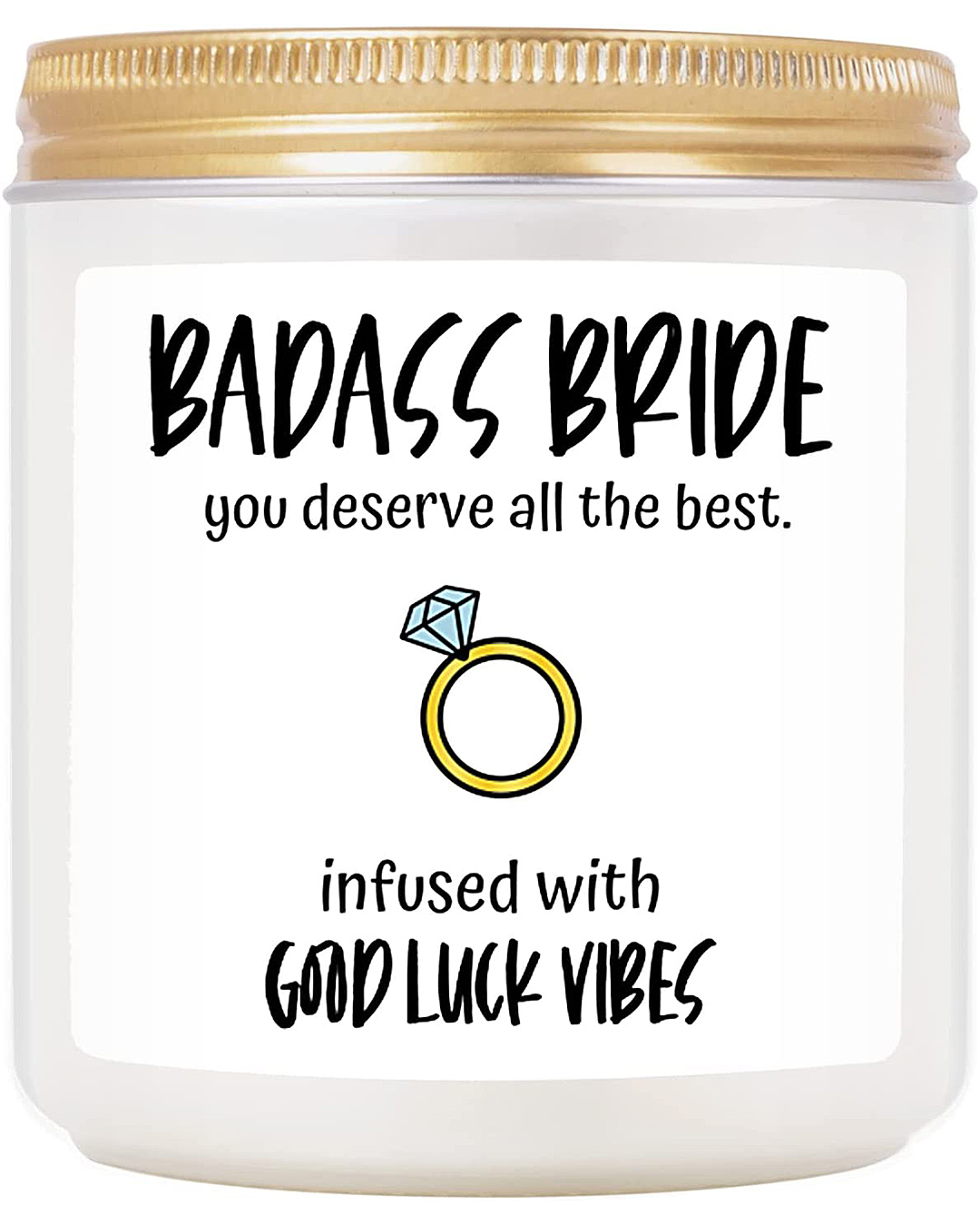bride to be gifts funny badass bride candle amazon