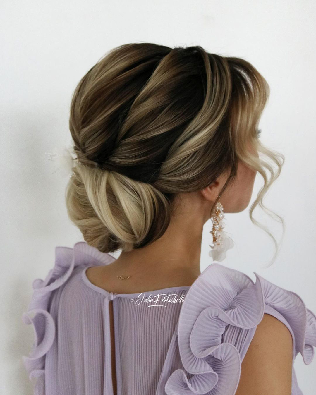 diy wedding hairstyles bun for medium hair juliafratichelli.bridalstylist
