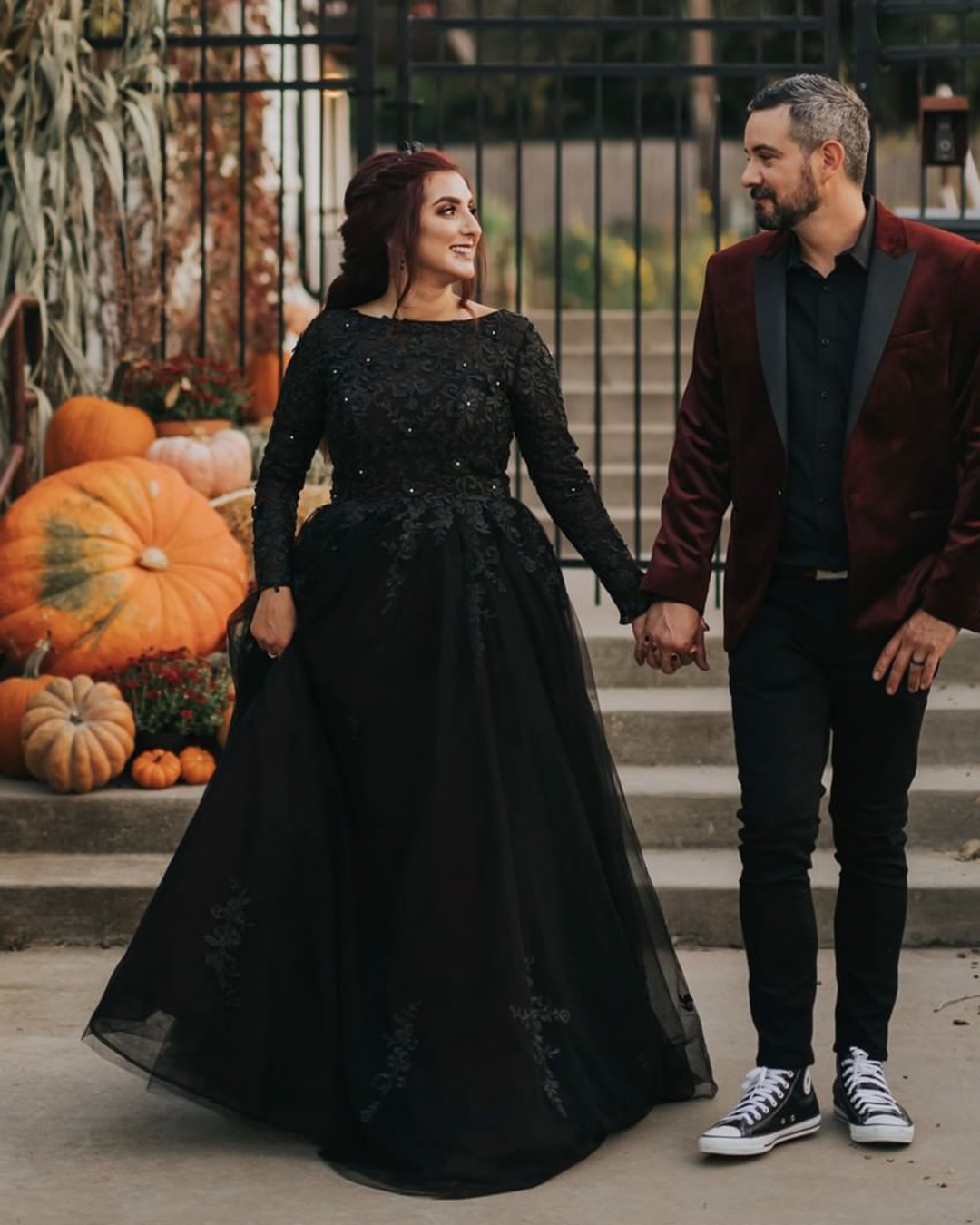 Plus Size Black Wedding Dress — 15 