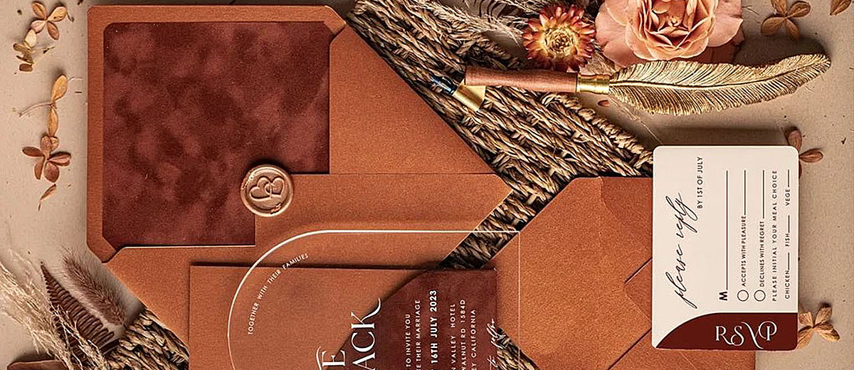Rust Wedding Invitations: The Most Trendy Ideas From Simple To Unique