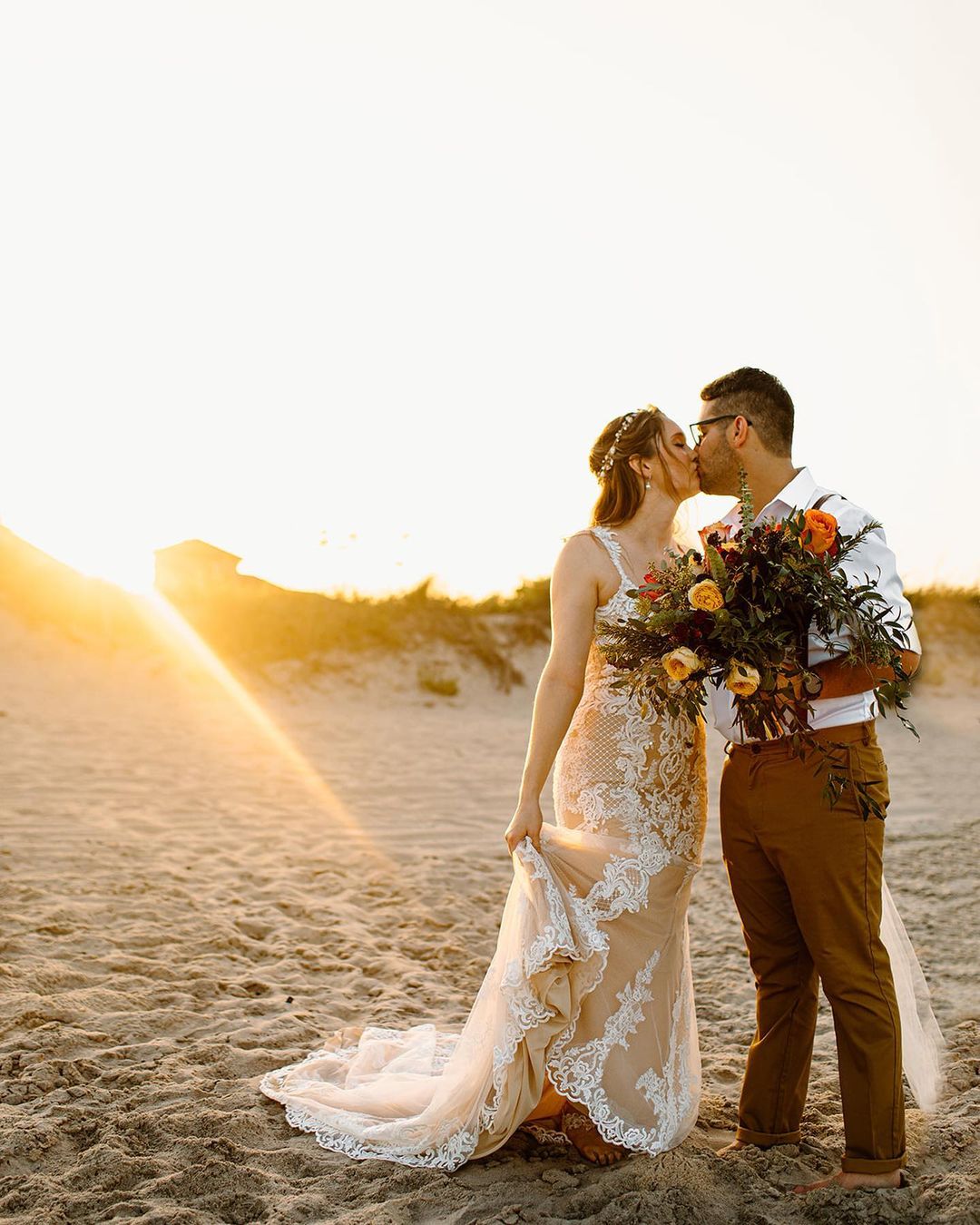 sage rust wedding groom outfit