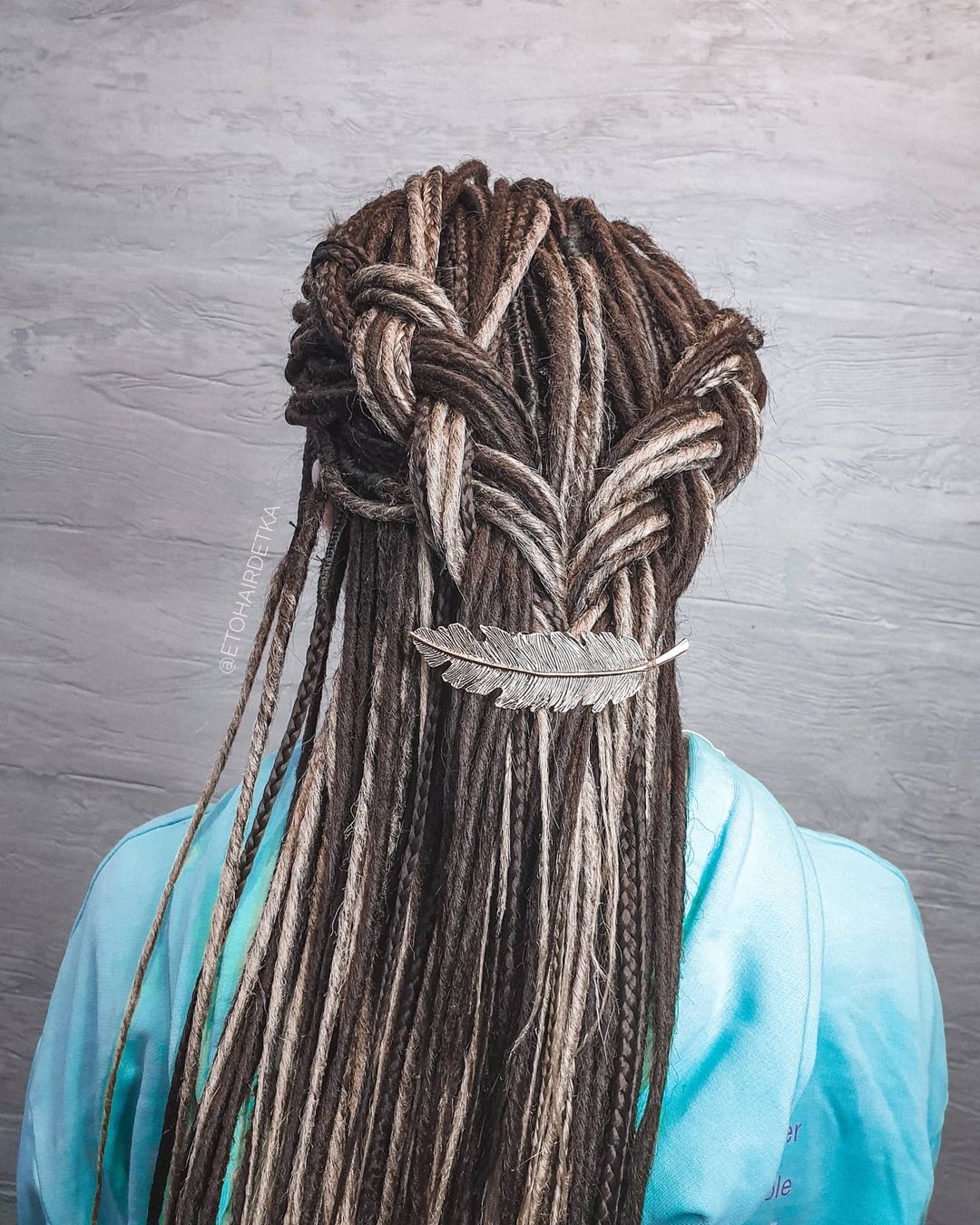 wedding hairstyles for dreadlocks braided