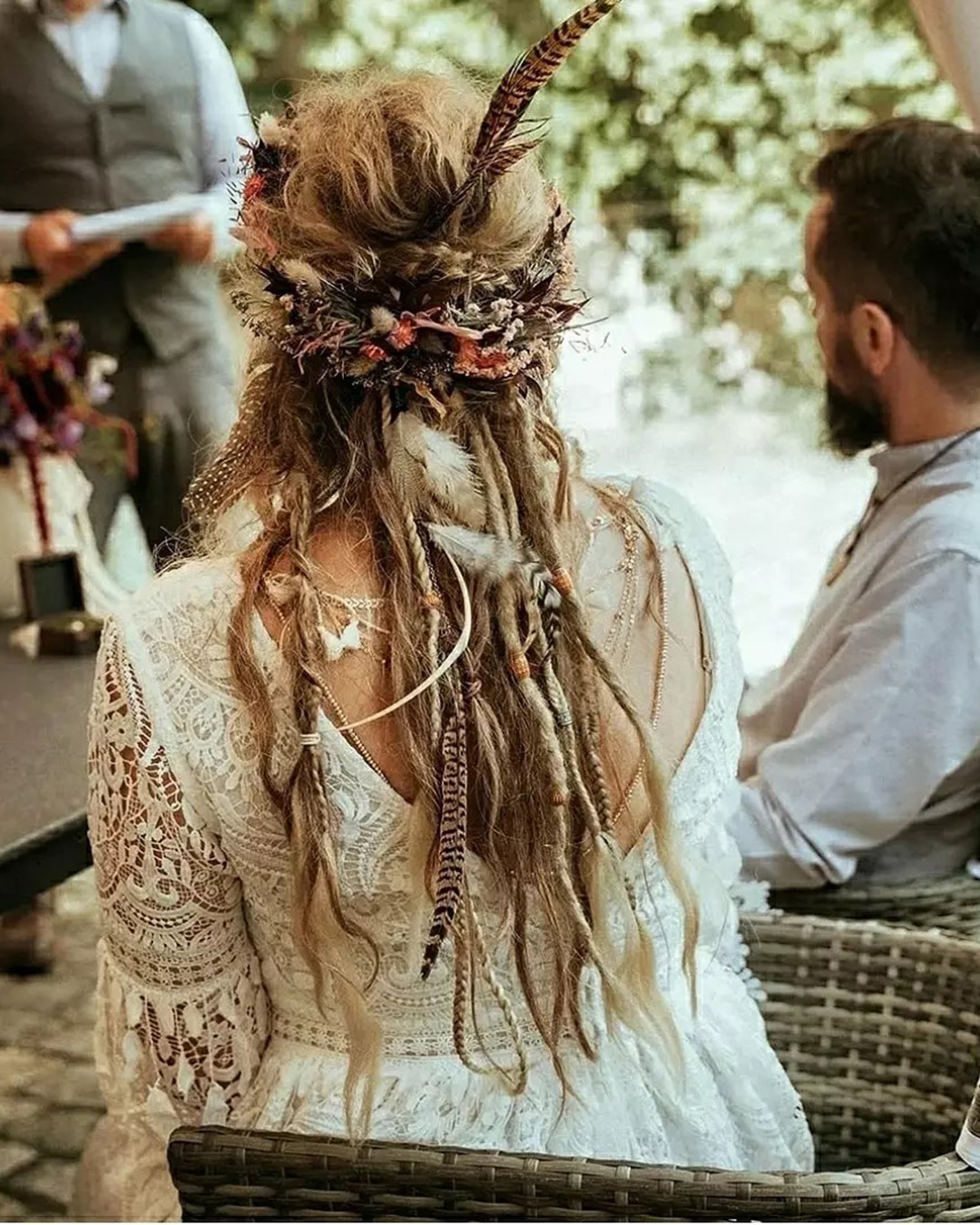 wedding hairstyles for dreadlocks vikihg half up lorelaydreads