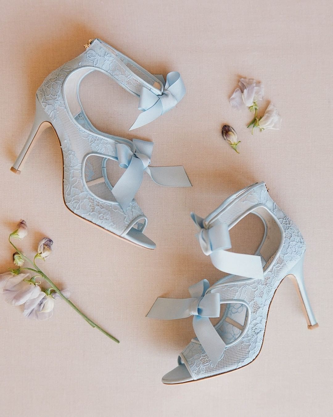 lace wedding shoes blue