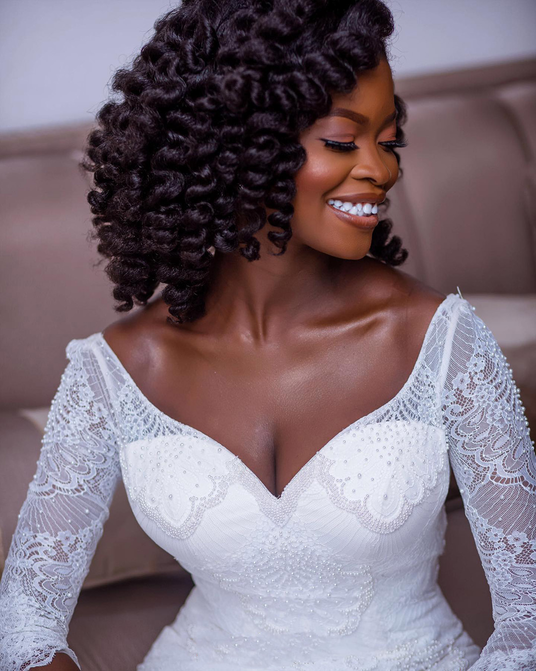 african wedding hairstyles medium natural hair waves lavish_bridal