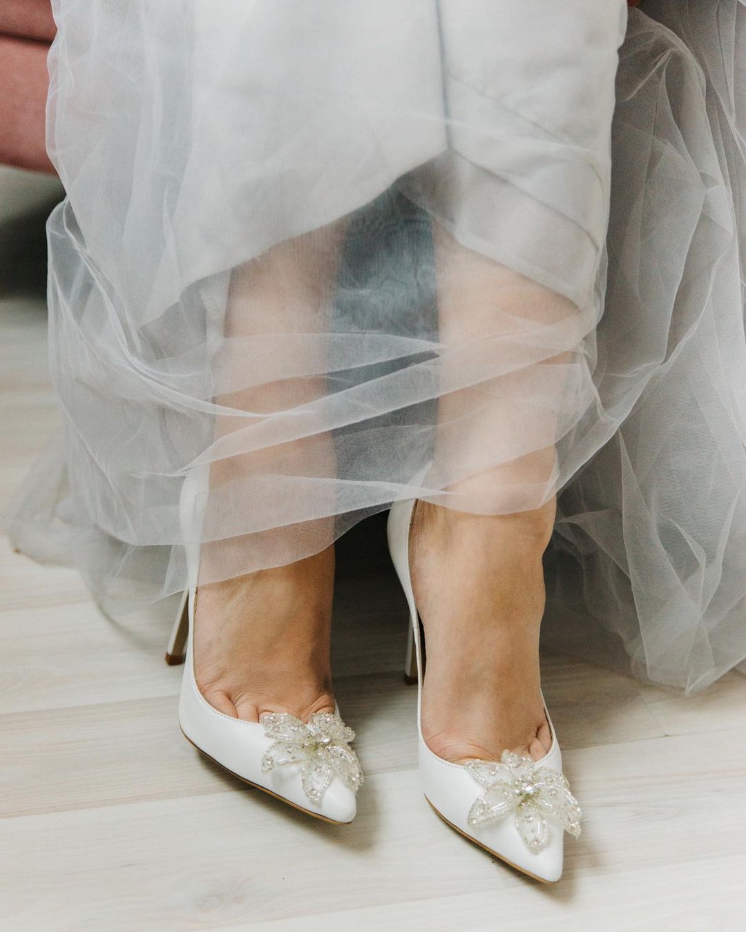 bridesmaid shoes white