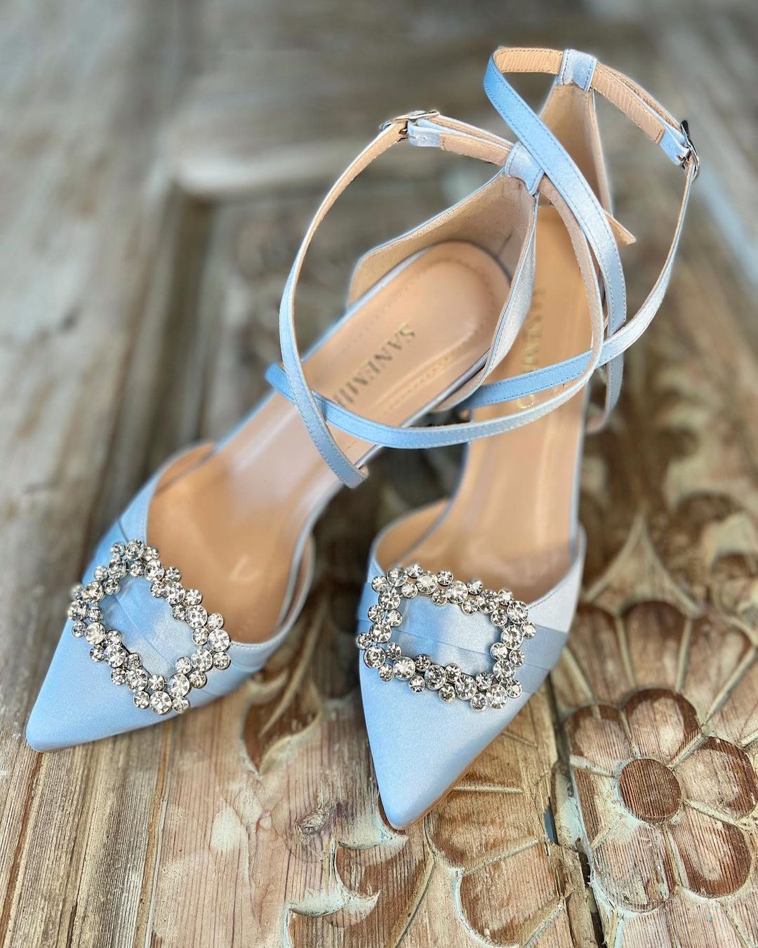 cinderella wedding shoes blue