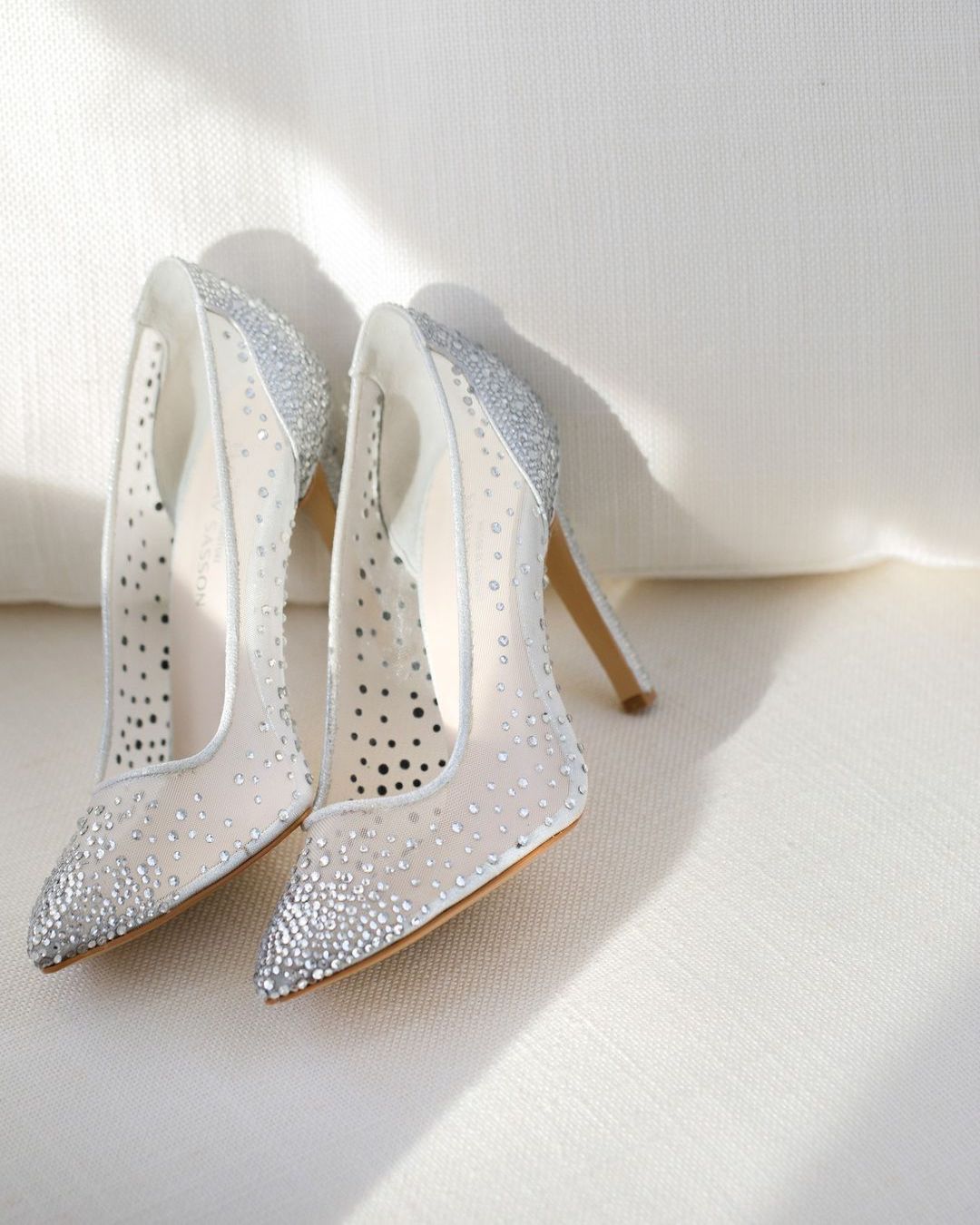 cinderella wedding shoes translucent