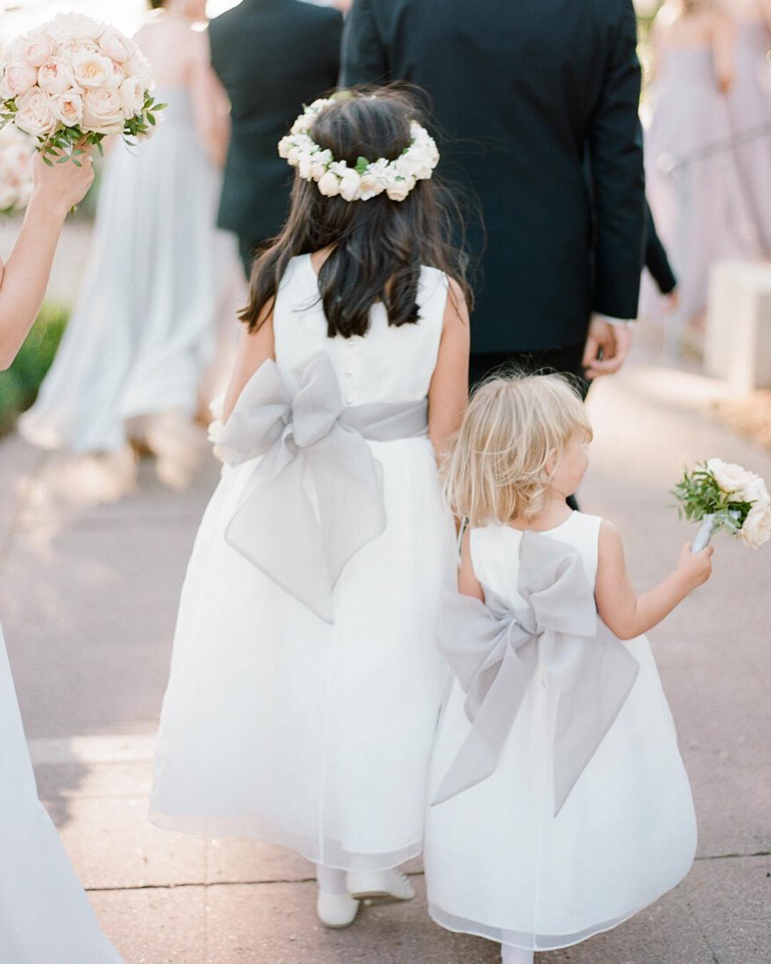 flower girl dresses simple with bows rebeccayale