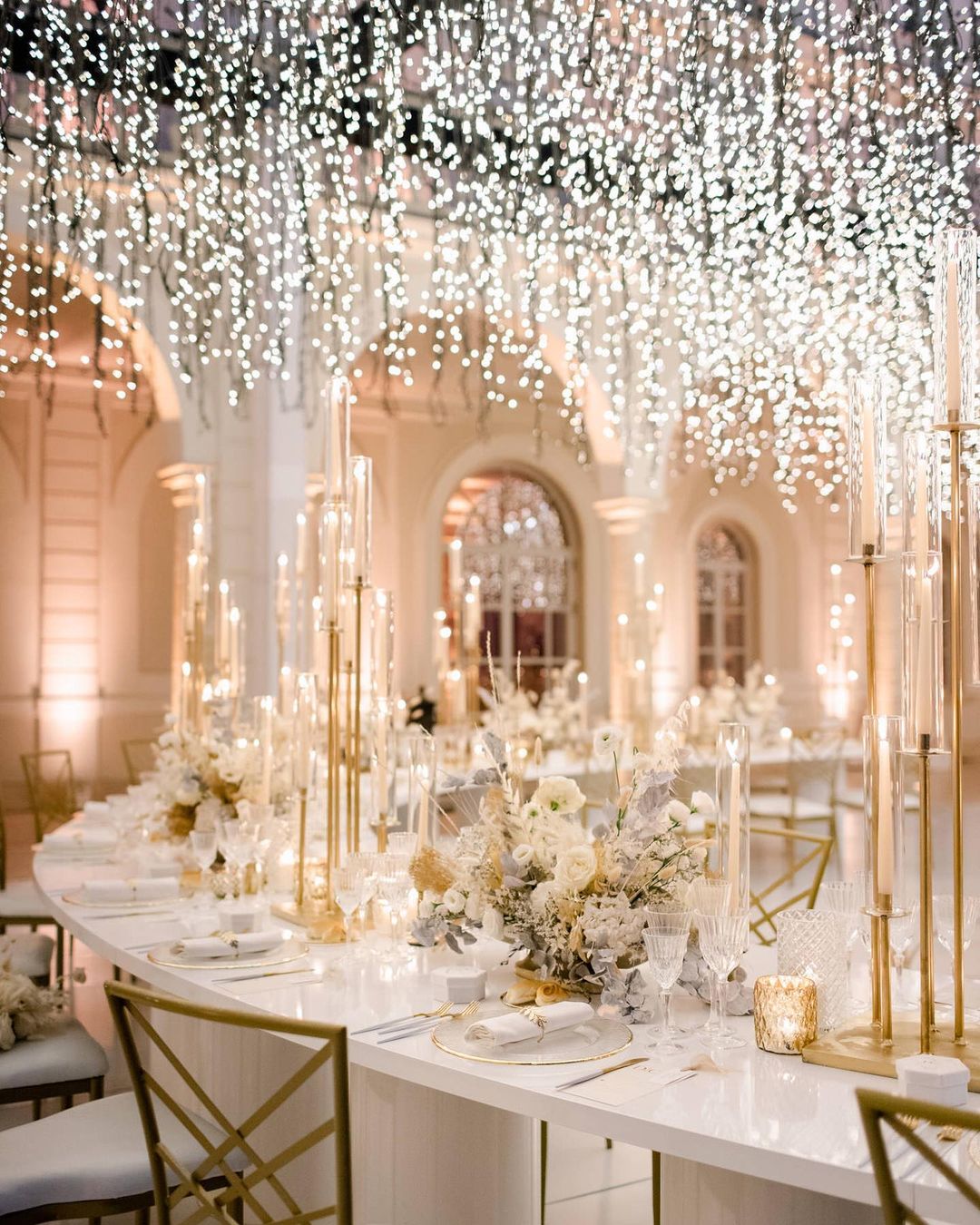 gold wedding decorations receptions