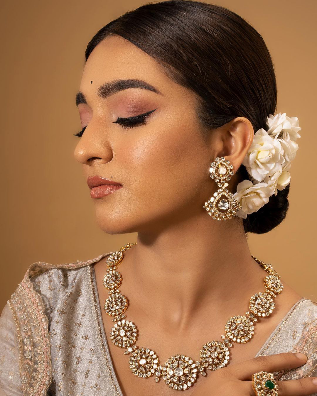 indian bridal makeup natural and glam with arrows ronan_mili