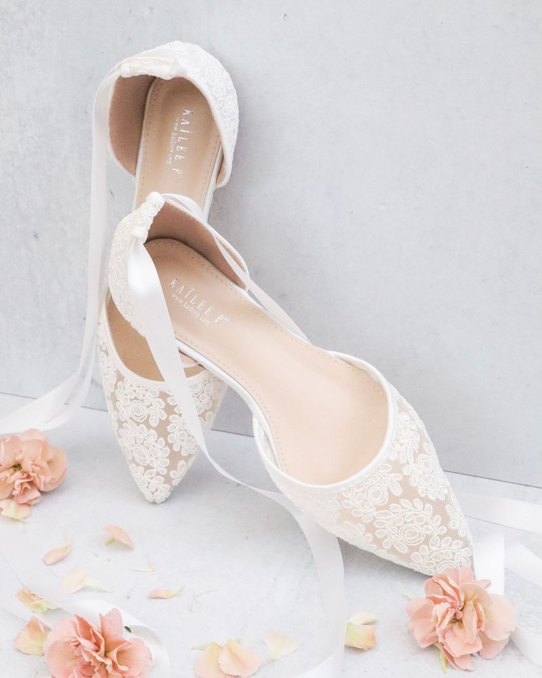 lace wedding shoes flats