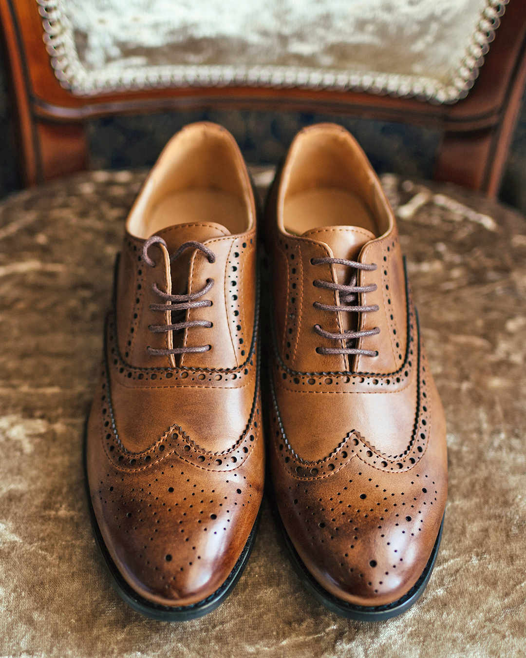 mens wedding shoes brown for boho wedding shutterstock