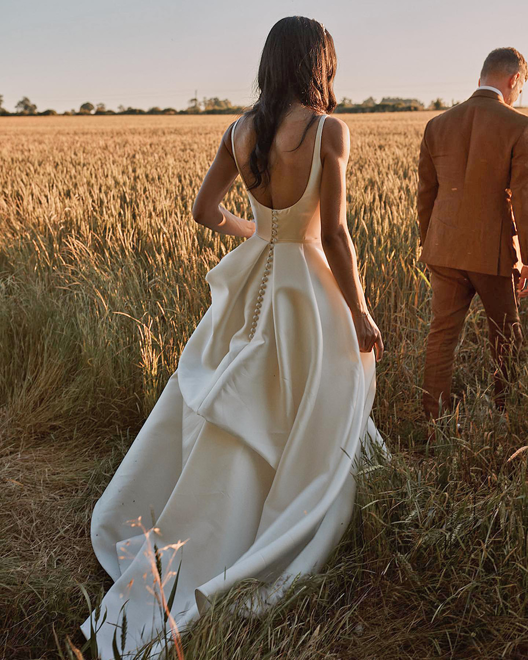 simple wedding dresses a line low back silk suzanne neville