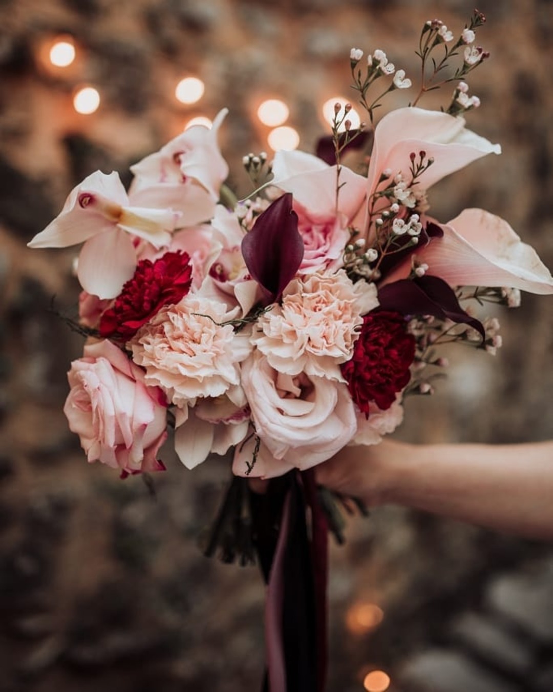 small wedding bouquets rustic
