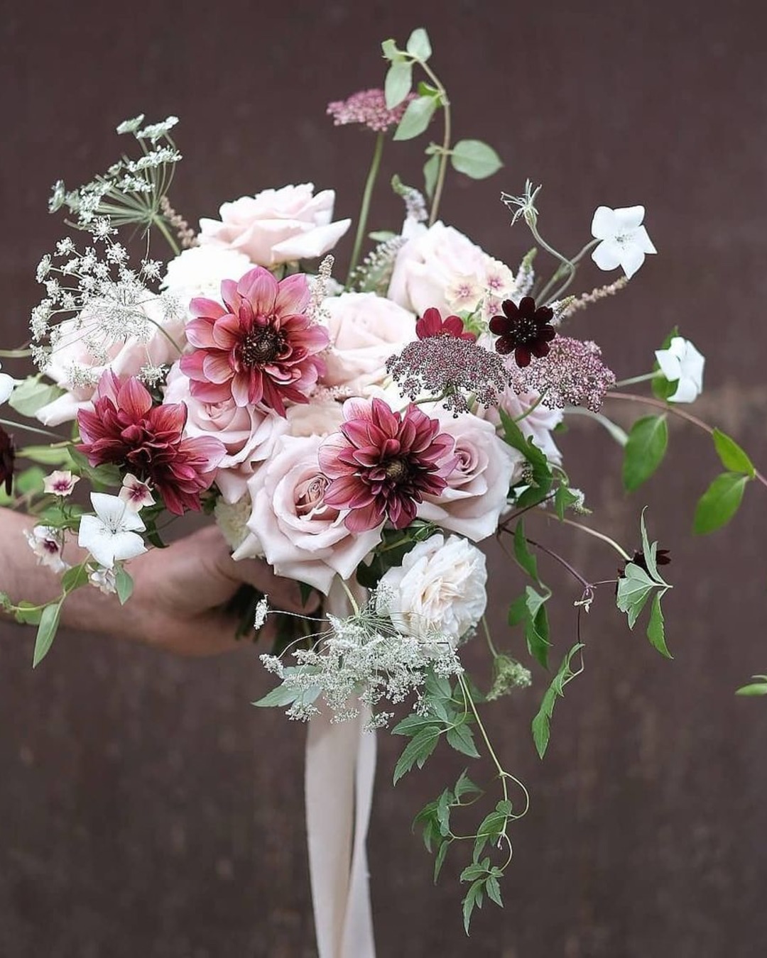 small wedding bouquets vintage