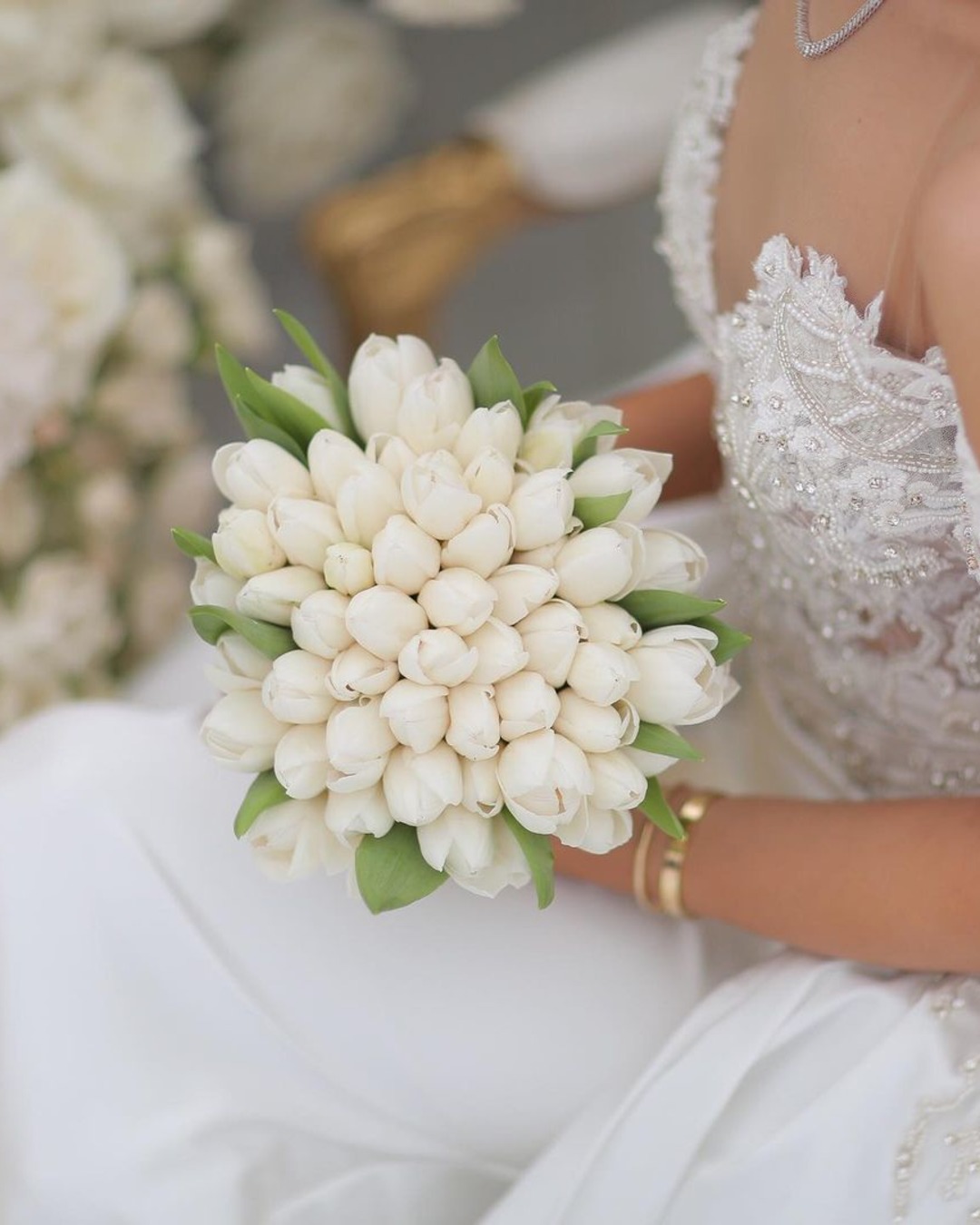 small wedding bouquets white