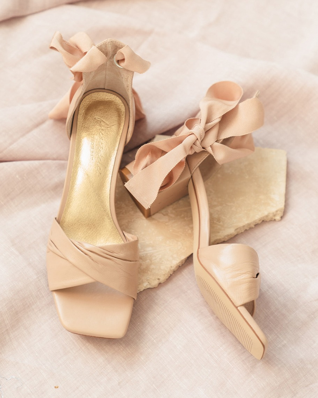 wedding shoes low heel blush simple comfortable foreversoles