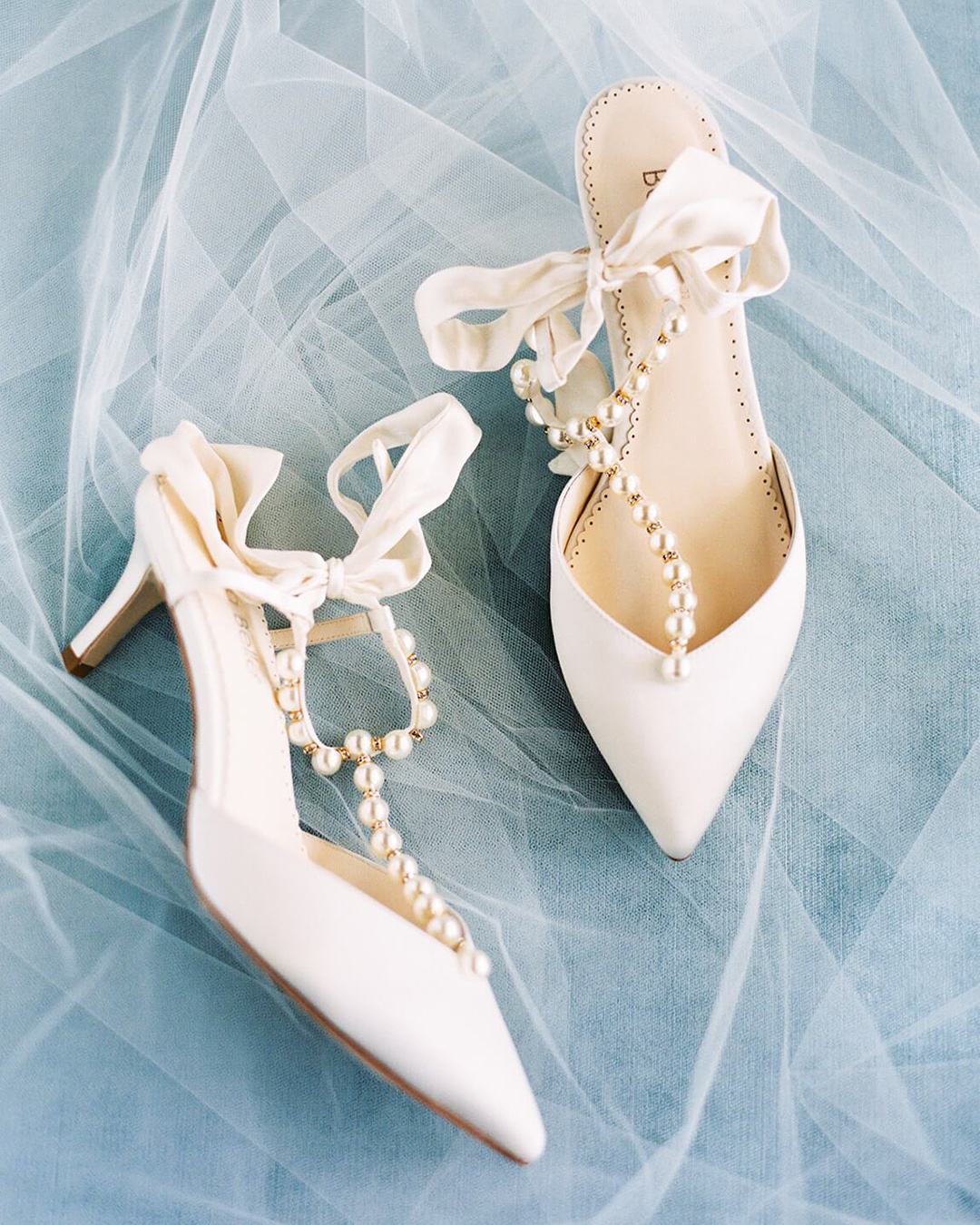 wedding shoes low heel white with pearls bella belle