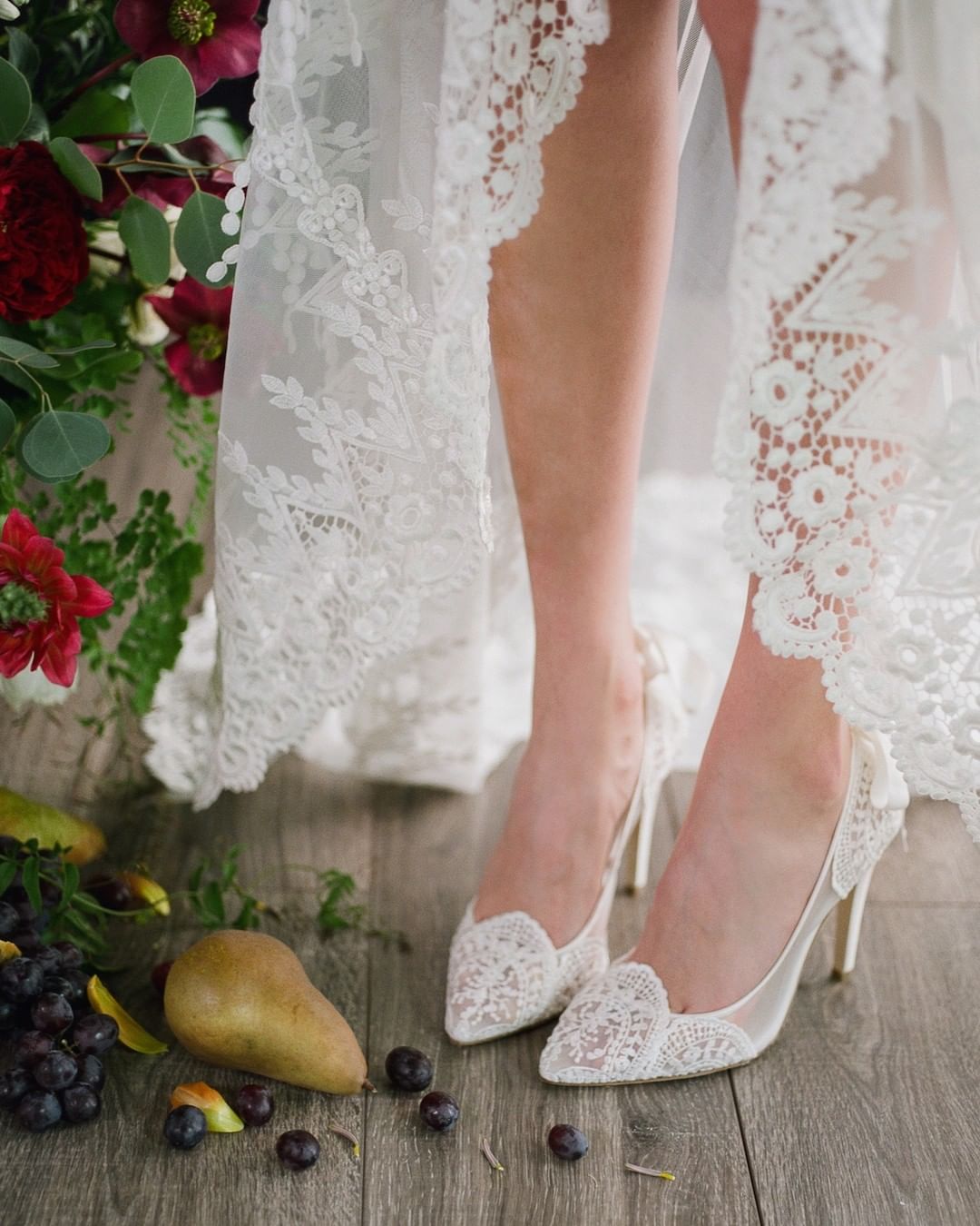 wedding vintage shoes high heels