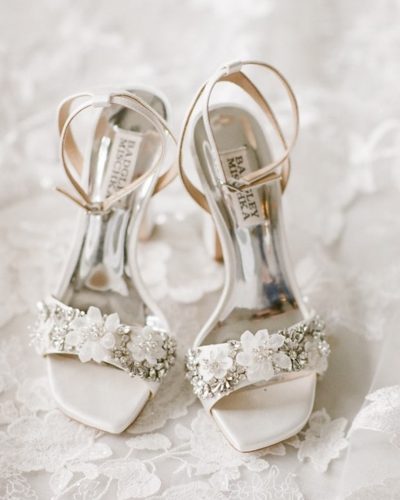 badgley mischka bridal shoes wedge