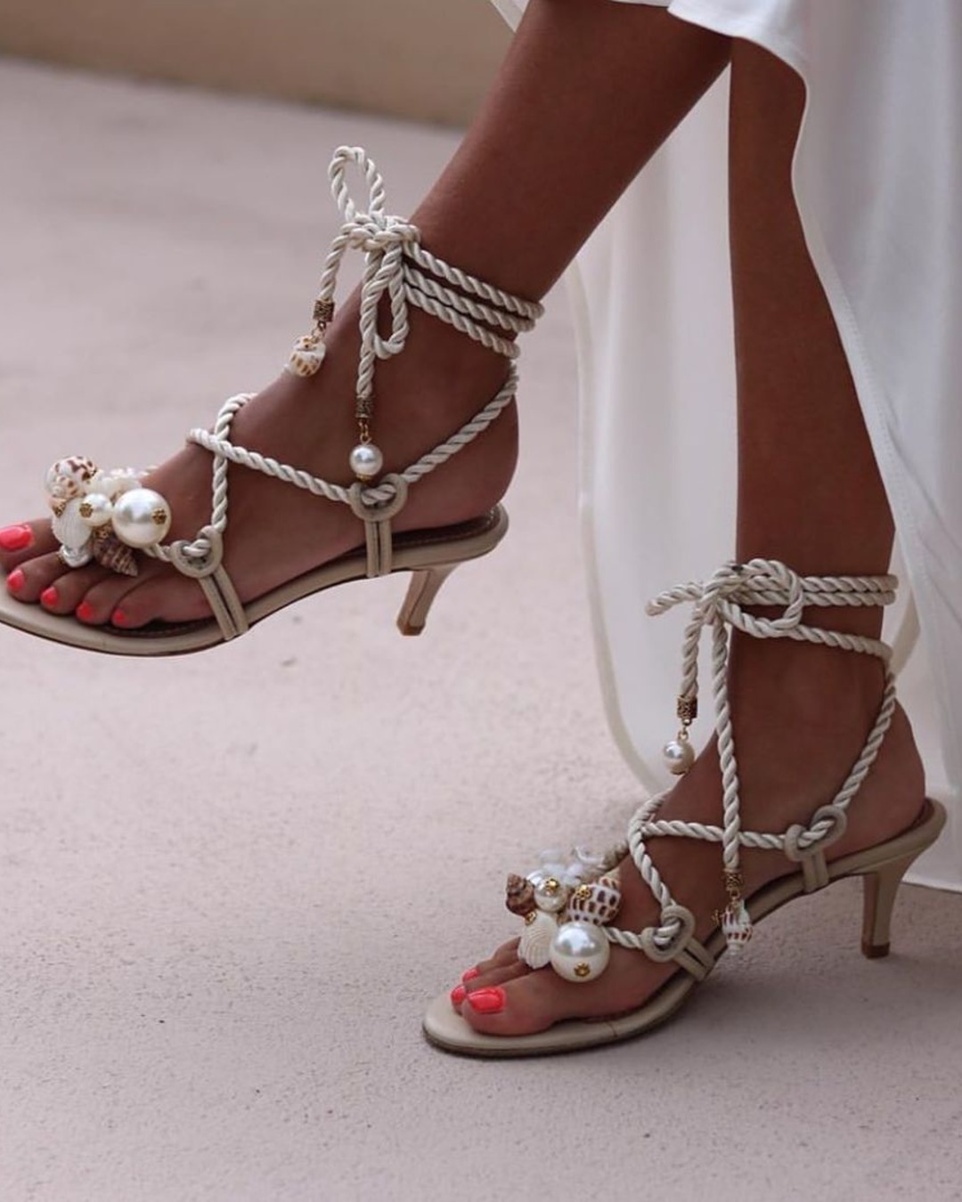 beach wedding sandals heels