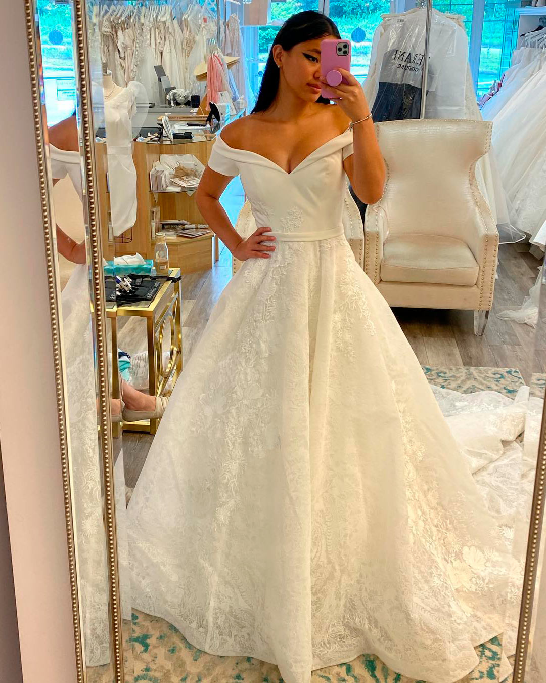best bridal shops in connecticut bride off shoulder