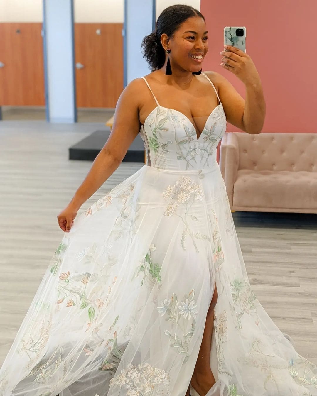 best bridal shops in new jersey floral curvy dress