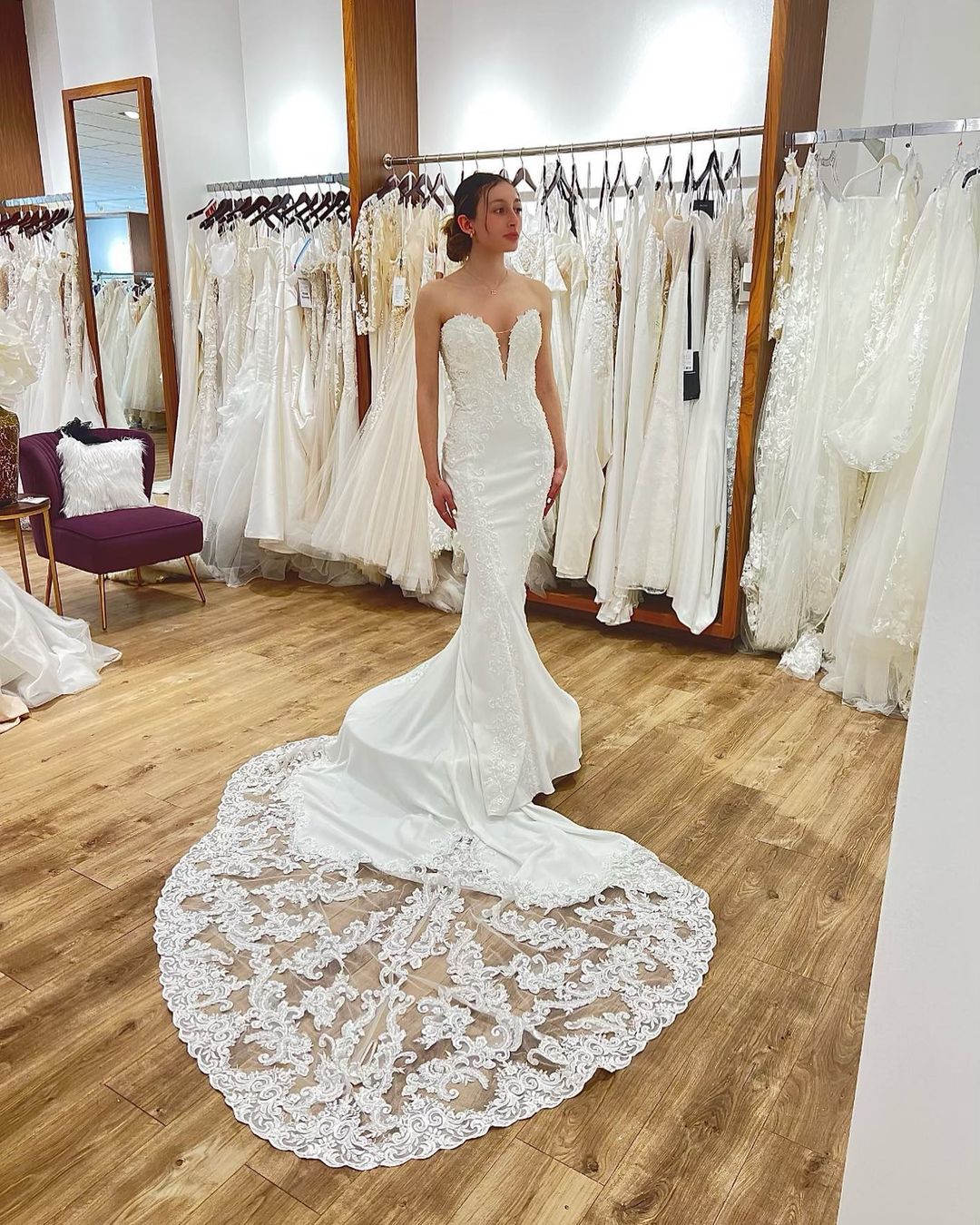 best bridal shops in new jersey mermaid dress with long train