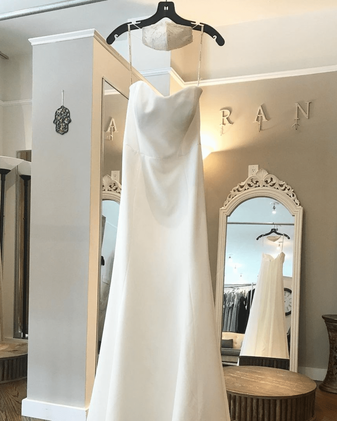 best bridal shops in new jersey minimalistic dress on the hanger