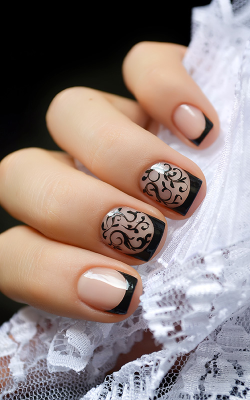 10 Styles Lace Nail Foils