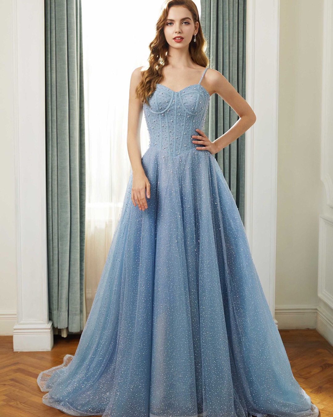 Royal Blue Wedding Dresses With Sleeves