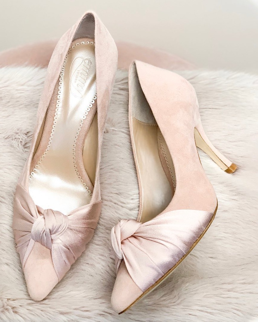 blush mid heel shoes