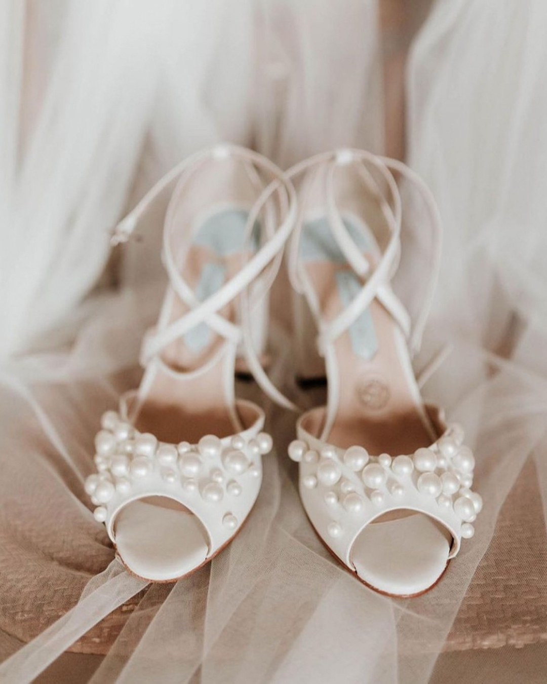 designer wedding shoes with pearls peep toe ivory charlottemillsshoes