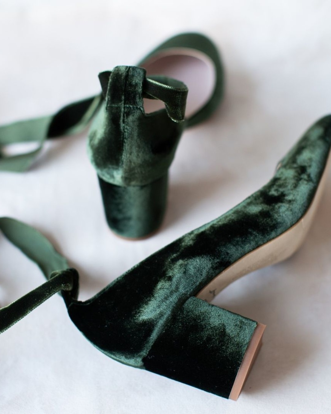 green wedding shoes for bridesmaid