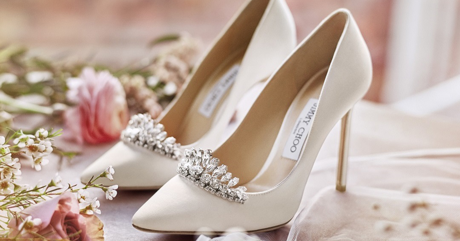 SAEDA AND BAILY | Jimmy choo wedding shoes, Bride heels, Jimmy choo wedding