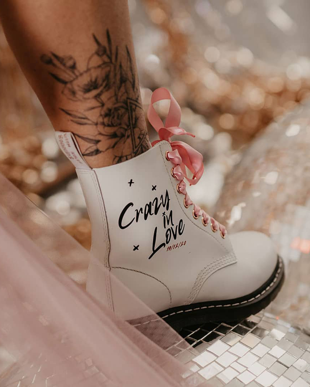 non traditional wedding shoes boots with signature wedding_converse