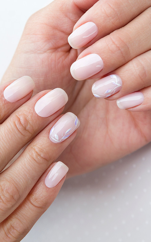 Flattering Heart Press-on Nails in Rose Pink