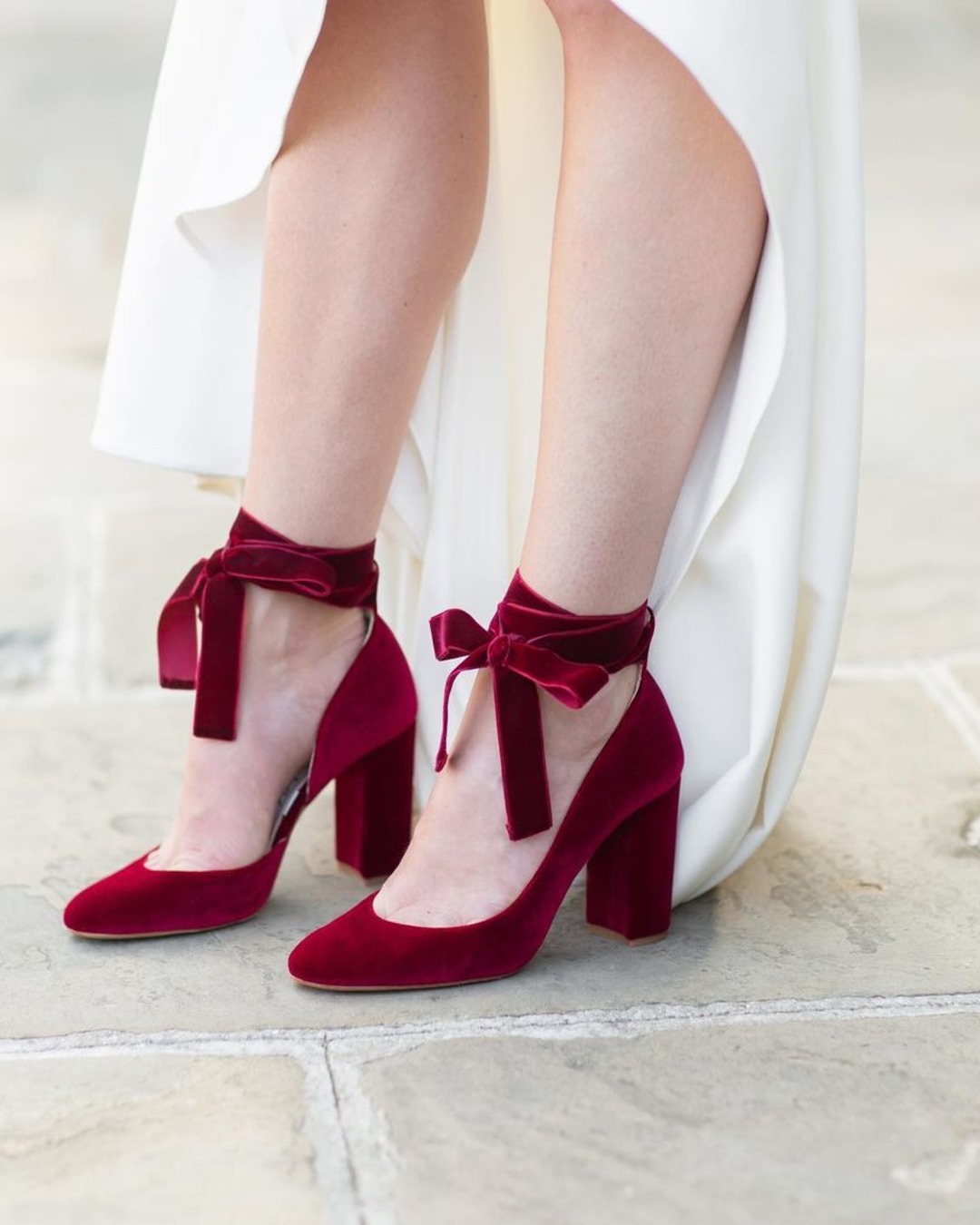 red wedding shoes heels
