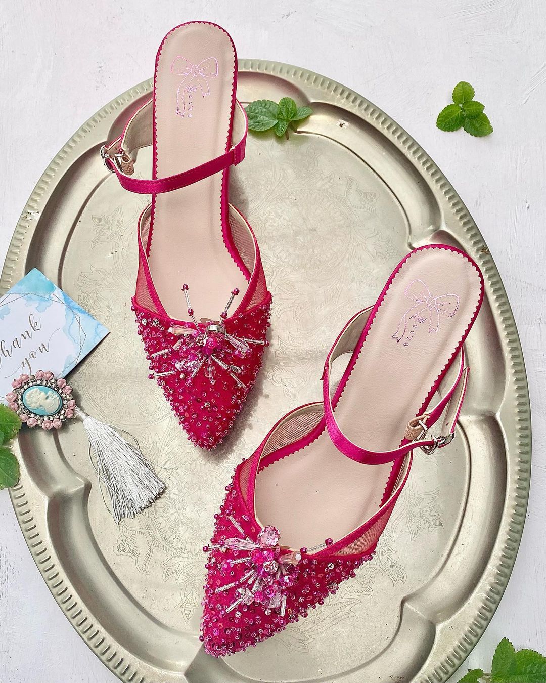red wedding shoes lace