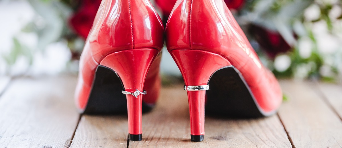 24 Ideas Of Red Wedding Shoes For Traditional Brides