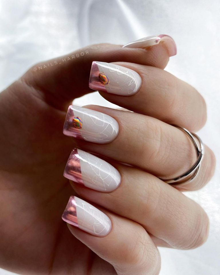 Rose Gold Wedding Nails: 20 Ideas For The Modern Bride + FAQs