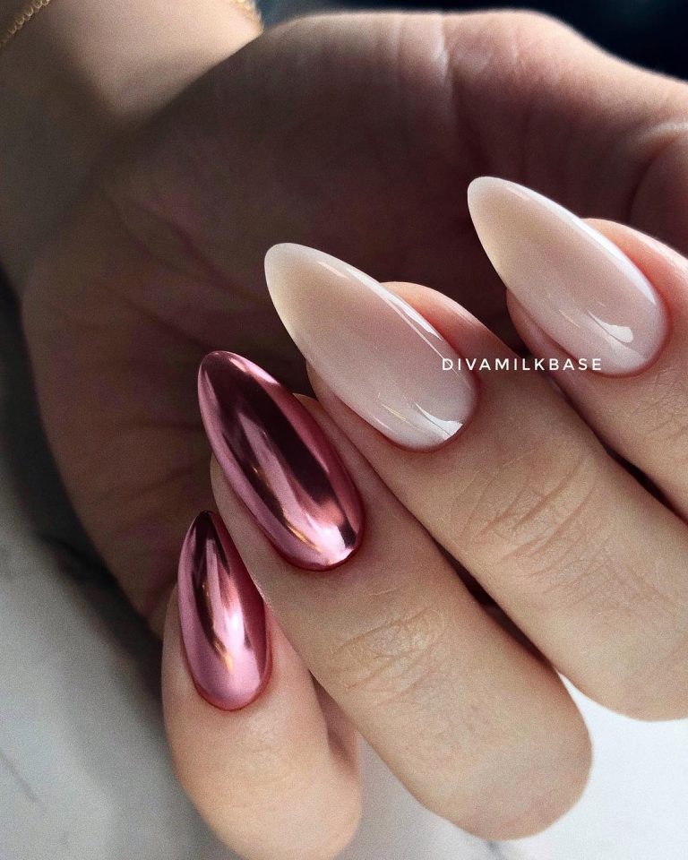 Rose Gold Wedding Nails: 20 Ideas For The Modern Bride + FAQs