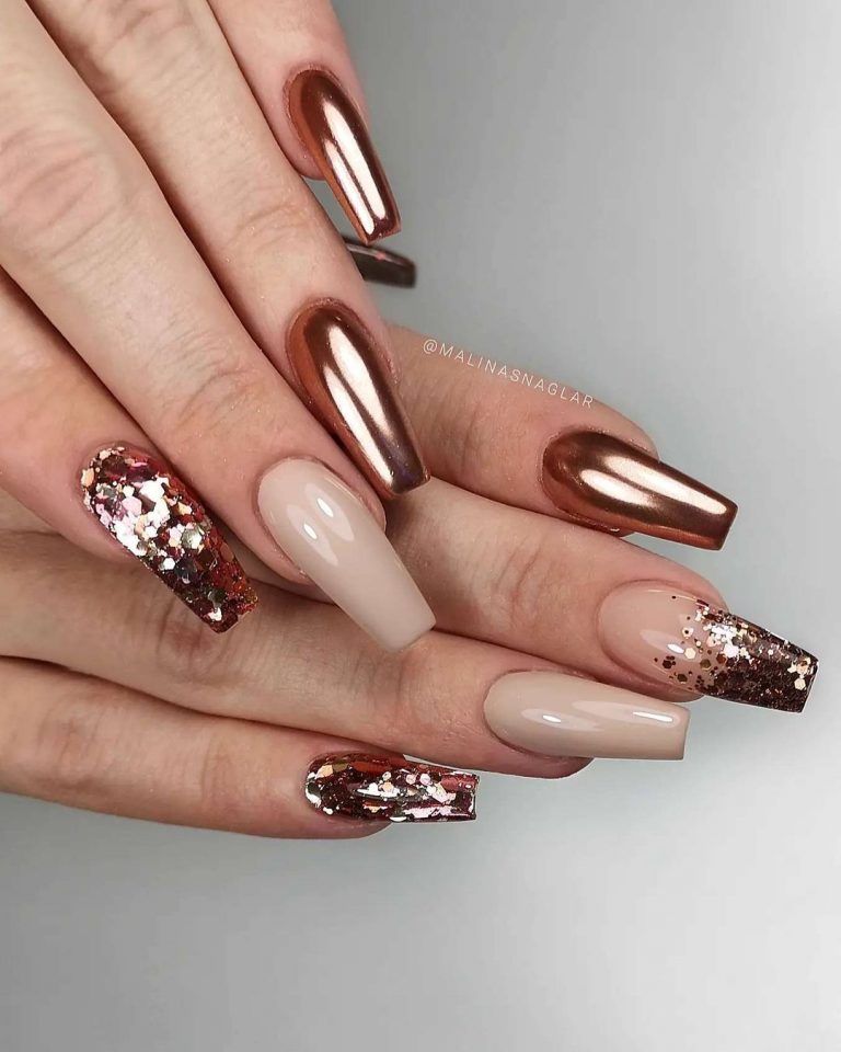 Rose Gold Wedding Nails: 20 Ideas For The Modern Bride + FAQs