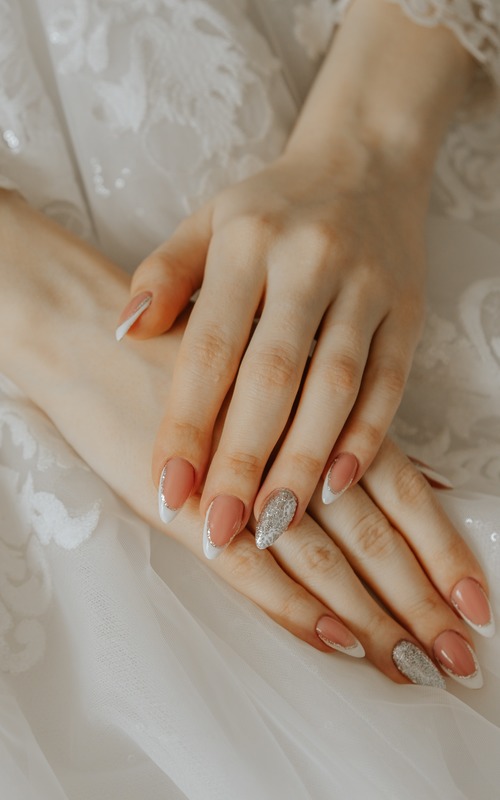 Opinion on these wedding nails I got done? : r/Nails