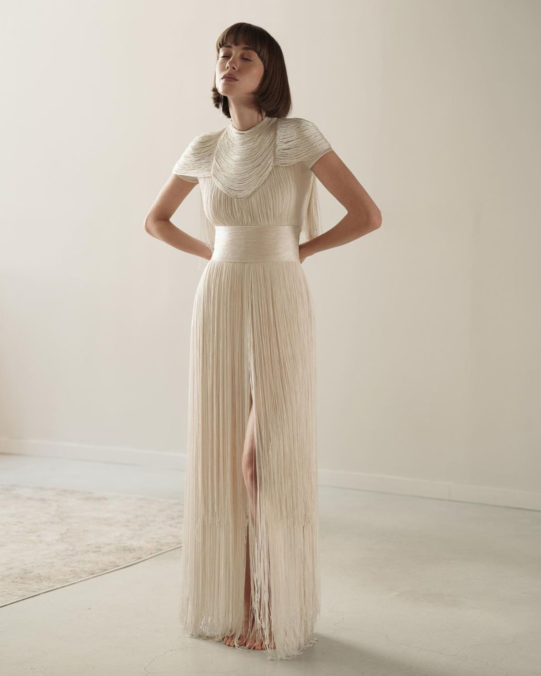 vintage inspired wedding dresses simple with fringe gatsby chanamarelus